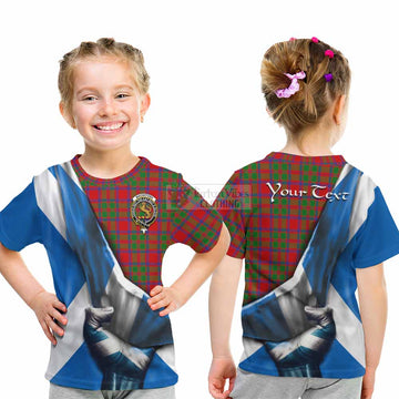 MacIntosh (McIntosh) Tartan Kid T-Shirt with Family Crest Scotland Patriotic Style - Tartan Vibes Clothing