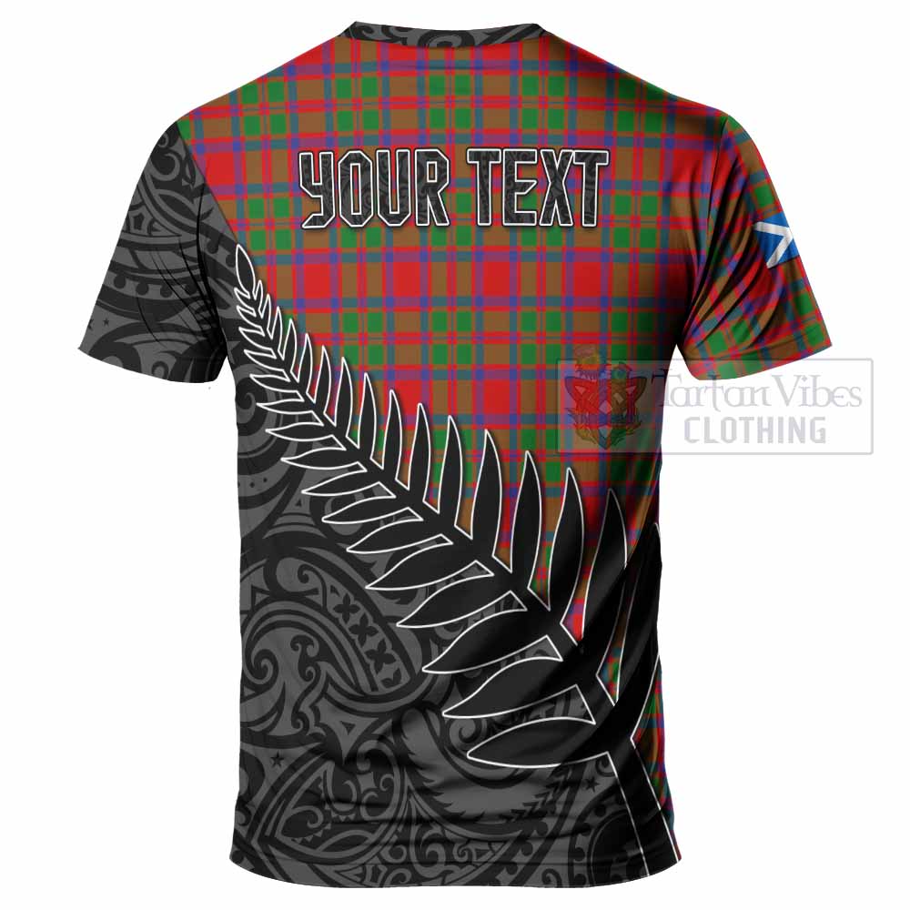 Tartan Vibes Clothing MacIntosh (McIntosh) Crest Tartan T-Shirt with New Zealand Silver Fern Half Style