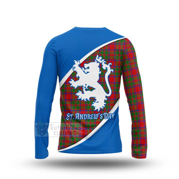 Tartan Vibes Clothing MacIntosh (McIntosh) Family Crest Tartan Long Sleeve T-Shirt Celebrate Saint Andrew's Day in Style