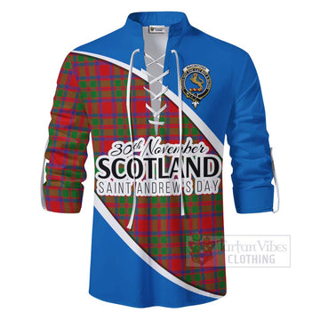 MacIntosh (McIntosh) Family Crest Tartan Ghillie Kilt Shirt Celebrate Saint Andrew's Day in Style - Tartan Vibes Clothing
