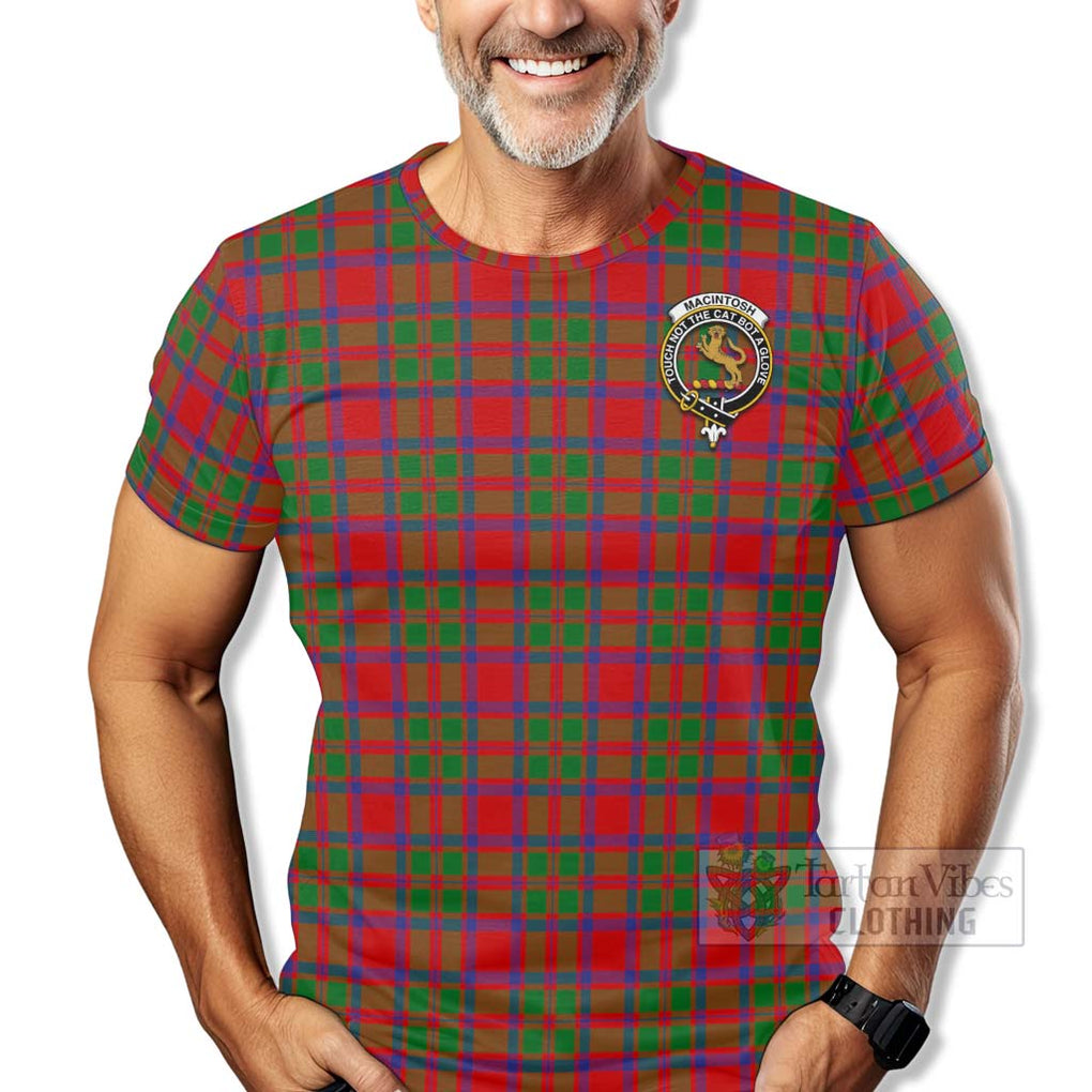 MacIntosh (McIntosh) Tartan T-Shirt with Family Crest Celtic Skull Style - Tartan Vibes Clothing