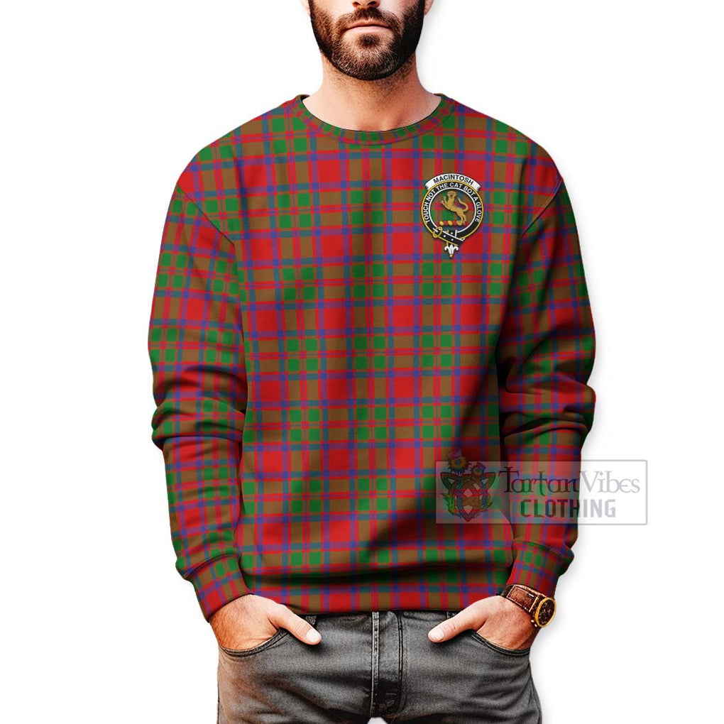 MacIntosh (McIntosh) Tartan Sweatshirt with Family Crest Celtic Skull Style - Tartan Vibes Clothing