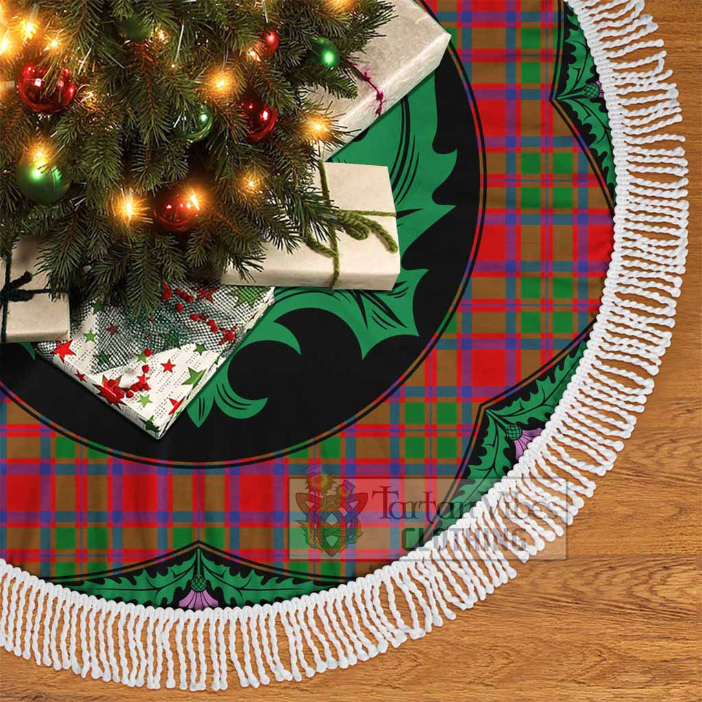 MacIntosh (McIntosh) Tartan Christmas Tree Skirt Scottish Thistle Style - Tartan Vibes Clothing