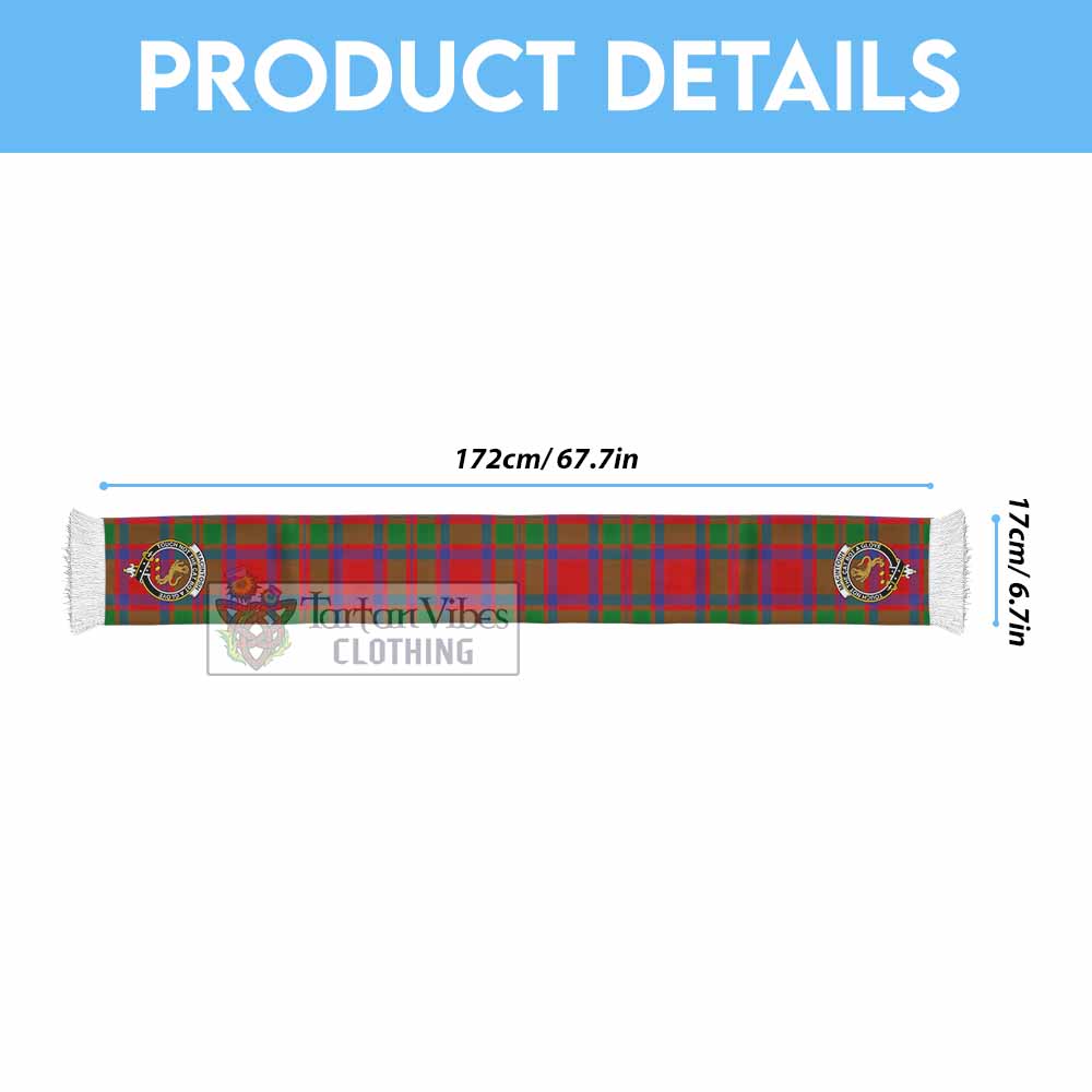 MacIntosh (McIntosh) Tartan Ruffneck Scarf with Family Crest - Tartan Vibes Clothing
