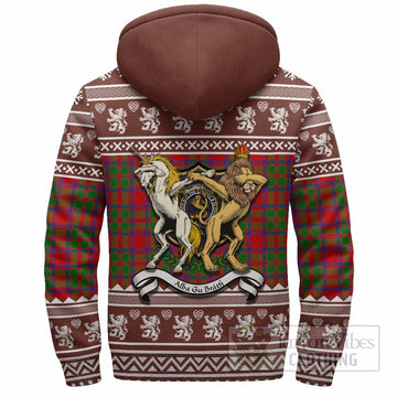 MacIntosh (McIntosh) Clan Tartan Crest Christmas Fleece Hoodie Coat of Arms Funny Style - Tartan Vibes Clothing