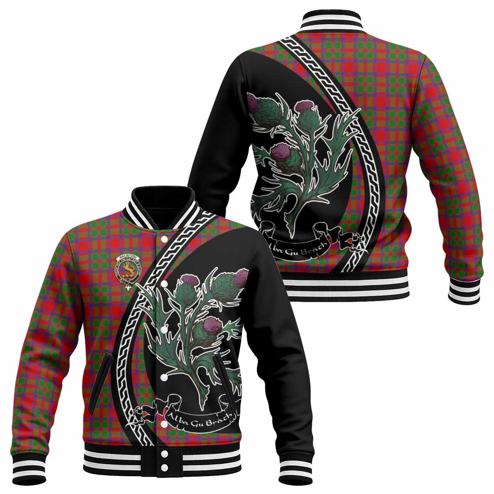 MacIntosh (McIntosh) Family Crest Tartan Baseball Jacket Alba Thistle Inspired - Tartan Vibes Clothing