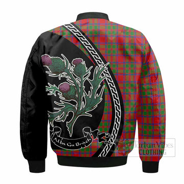 MacIntosh (McIntosh) Family Crest Tartan Bomber Jacket Alba Thistle Inspired - Tartan Vibes Clothing