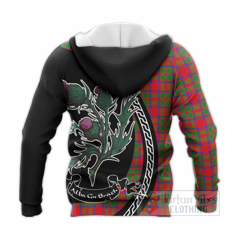 MacIntosh (McIntosh) Family Crest Tartan Knitted Hoodie Alba Thistle Inspired - Tartan Vibes Clothing