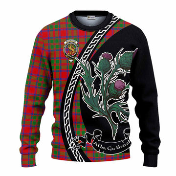 MacIntosh (McIntosh) Family Crest Tartan Knitted Sweater Alba Thistle Inspired - Tartan Vibes Clothing