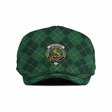 MacIntosh (McIntosh) Scottish Family Crest Flat Cap Green Argyle Classic Style