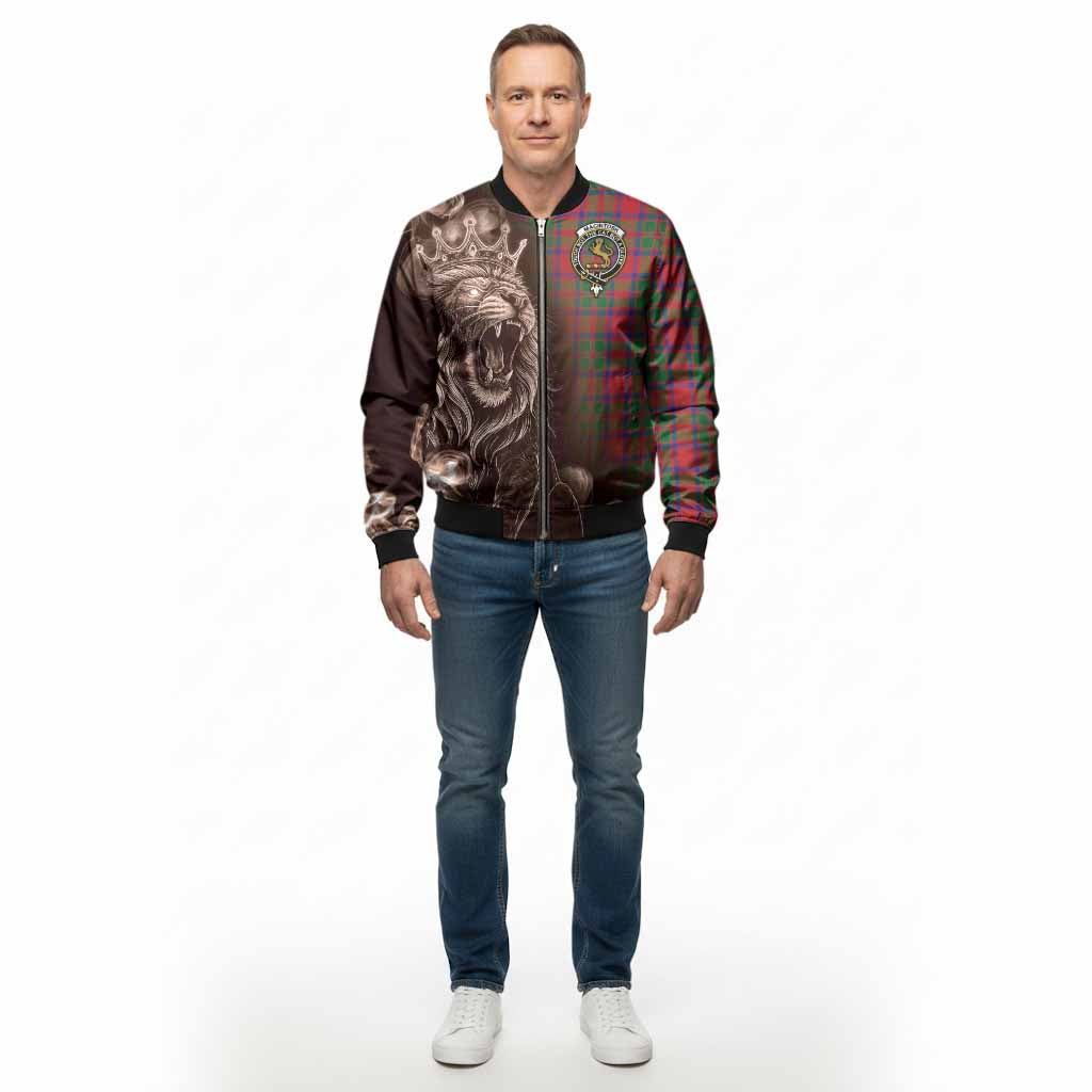 MacIntosh (McIntosh) Tartan Bomber Jacket Roaring Lion Heritage
