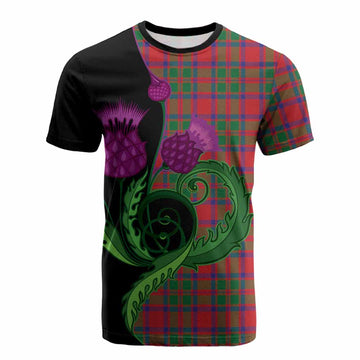 MacIntosh (McIntosh) Tartan Cotton T-shirt Traditional Scottish Thistle