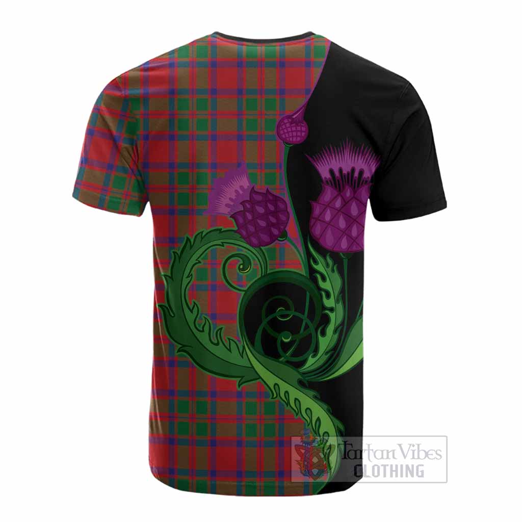 MacIntosh (McIntosh) Tartan Cotton T-shirt Traditional Scottish Thistle