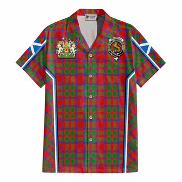 MacIntosh (McIntosh) Tartan Crest Cotton Hawaiian Shirt Scotland Coat of Arm Flag Style - Tartan Vibes Clothing
