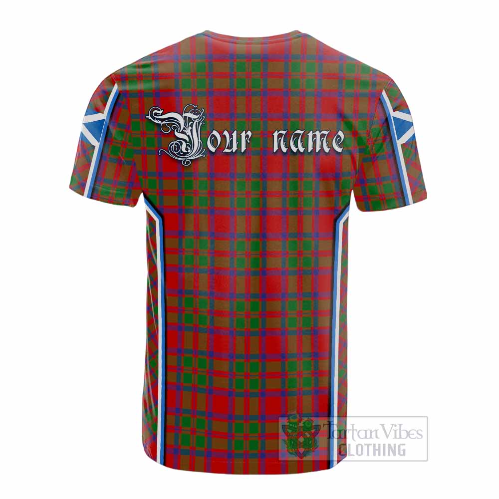 MacIntosh (McIntosh) Tartan Crest Cotton T-shirt Scotland Coat of Arm Flag Style - Tartan Vibes Clothing