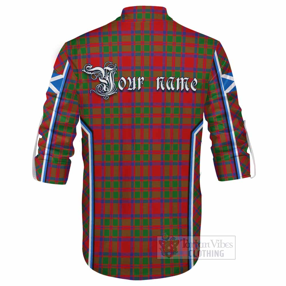 MacIntosh (McIntosh) Tartan Crest Ghillie Kilt Shirt Scotland Coat of Arm Flag Style - Tartan Vibes Clothing