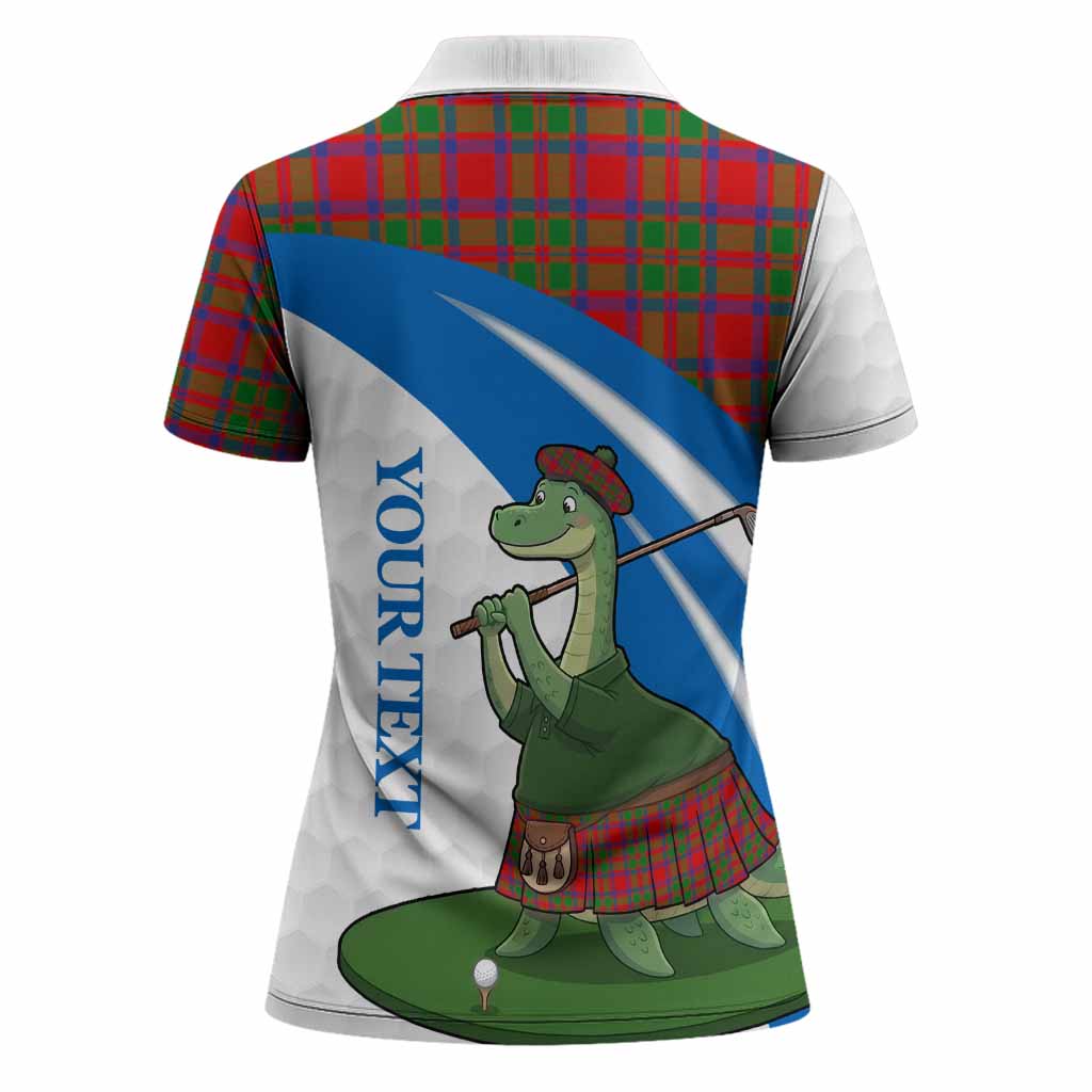 MacIntosh (McIntosh) Tartan Crest Golf Nessie Women Polo Shirt Loch Ness Monster Sporty Style