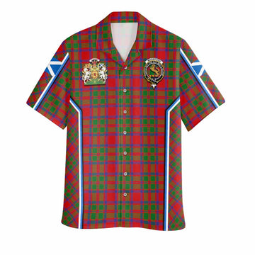 MacIntosh (McIntosh) Tartan Crest Hawaiian Shirt Scotland Coat of Arm Flag Style - Tartan Vibes Clothing