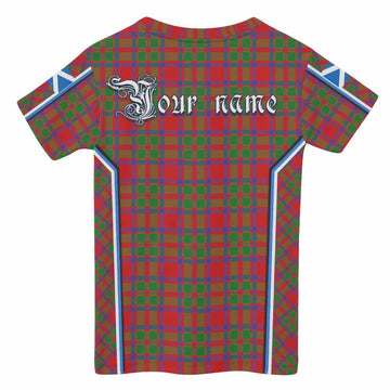 MacIntosh (McIntosh) Tartan Crest Kid T-shirt Scotland Coat of Arm Flag Style - Tartan Vibes Clothing