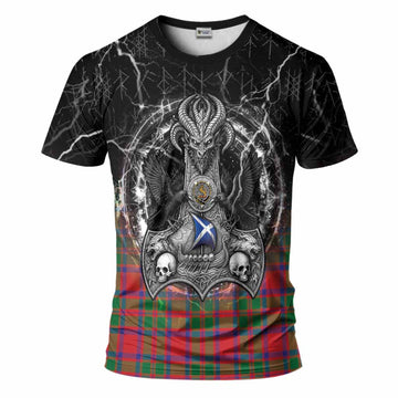 MacIntosh (McIntosh) Tartan Crest T-Shirt Celtic Odin's Raven Legacy