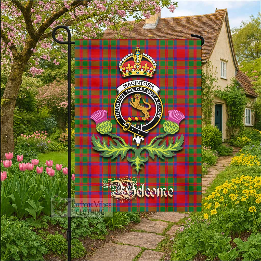 MacIntosh (McIntosh) Tartan Family Crest Garden Flag Royal Thistle Welcome Style - Tartan Vibes Clothing
