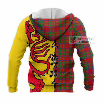 MacIntosh (McIntosh) Tartan Family Crest Knitted Hoodie Lion Rampant Honor - Tartan Vibes Clothing