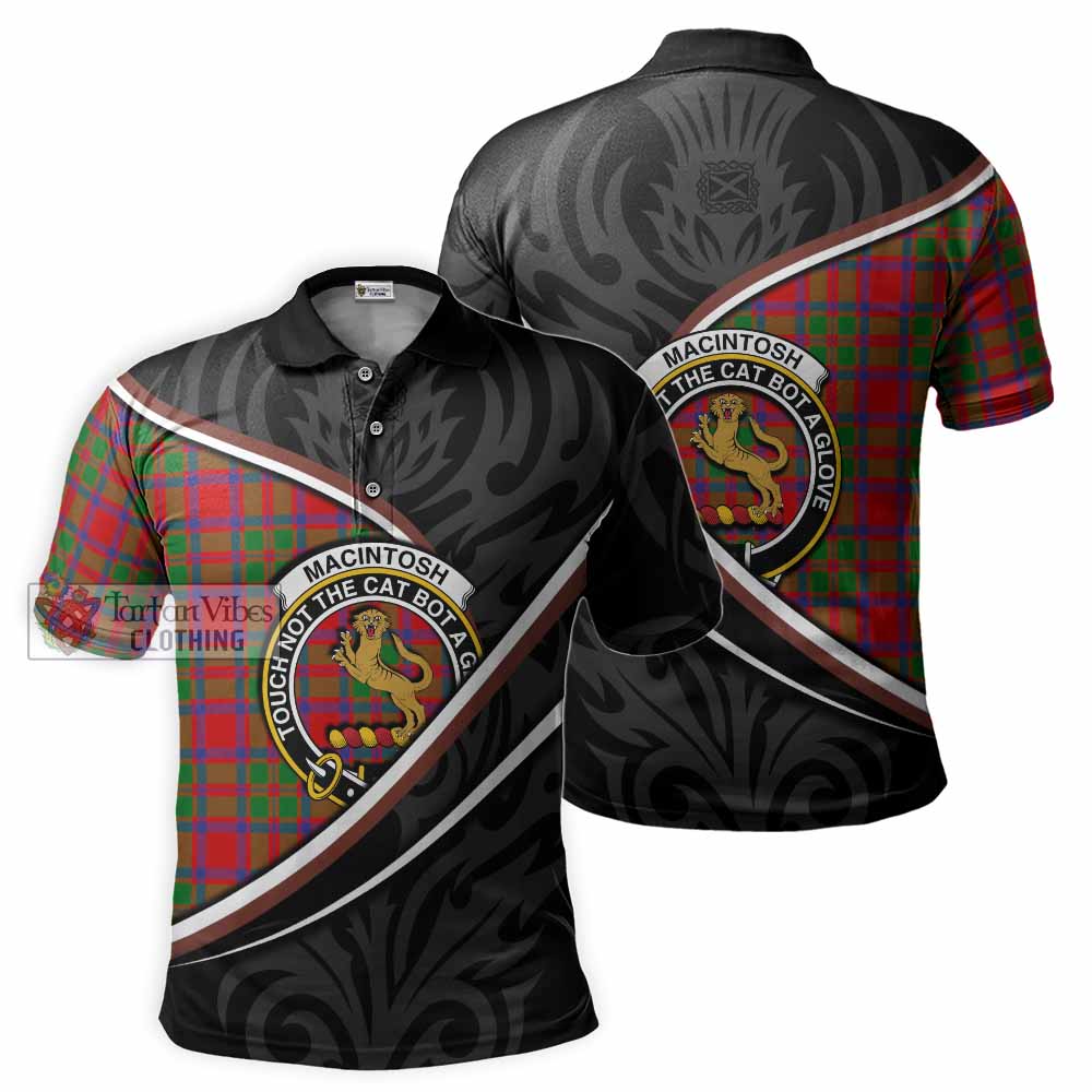 MacIntosh (McIntosh) Tartan Family Crest Polo Shirt Celtic Scottish Thistle Floral - Tartan Vibes Clothing