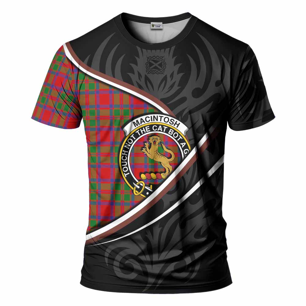 MacIntosh (McIntosh) Tartan Family Crest T-shirt Celtic Scottish Thistle Floral - Tartan Vibes Clothing