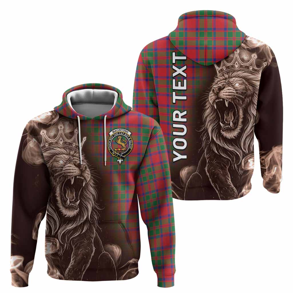 MacIntosh (McIntosh) Tartan Hoodie Roaring Lion Heritage