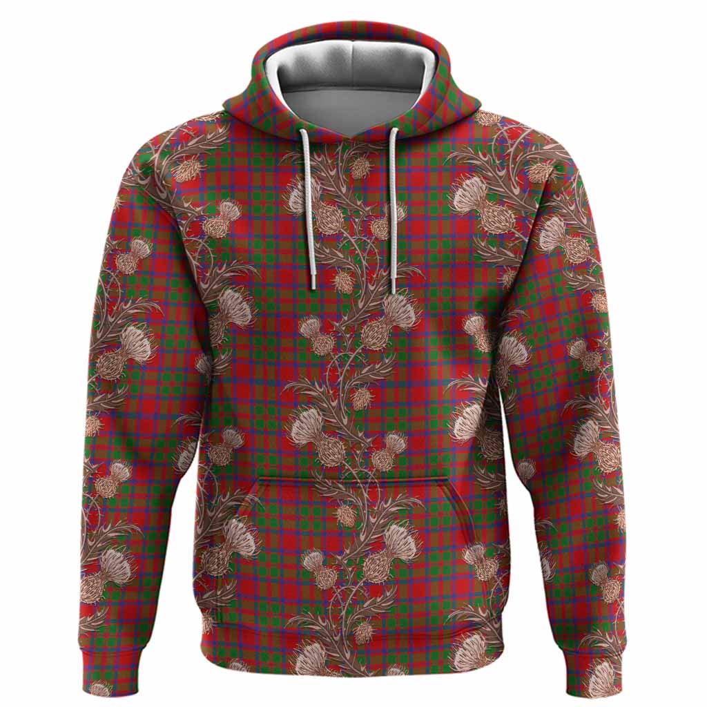 MacIntosh (McIntosh) Tartan Hoodie Seamless Scottish Thistle Flowers
