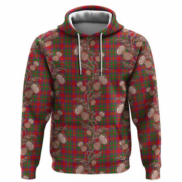 MacIntosh (McIntosh) Tartan Hoodie Seamless Scottish Thistle Flowers