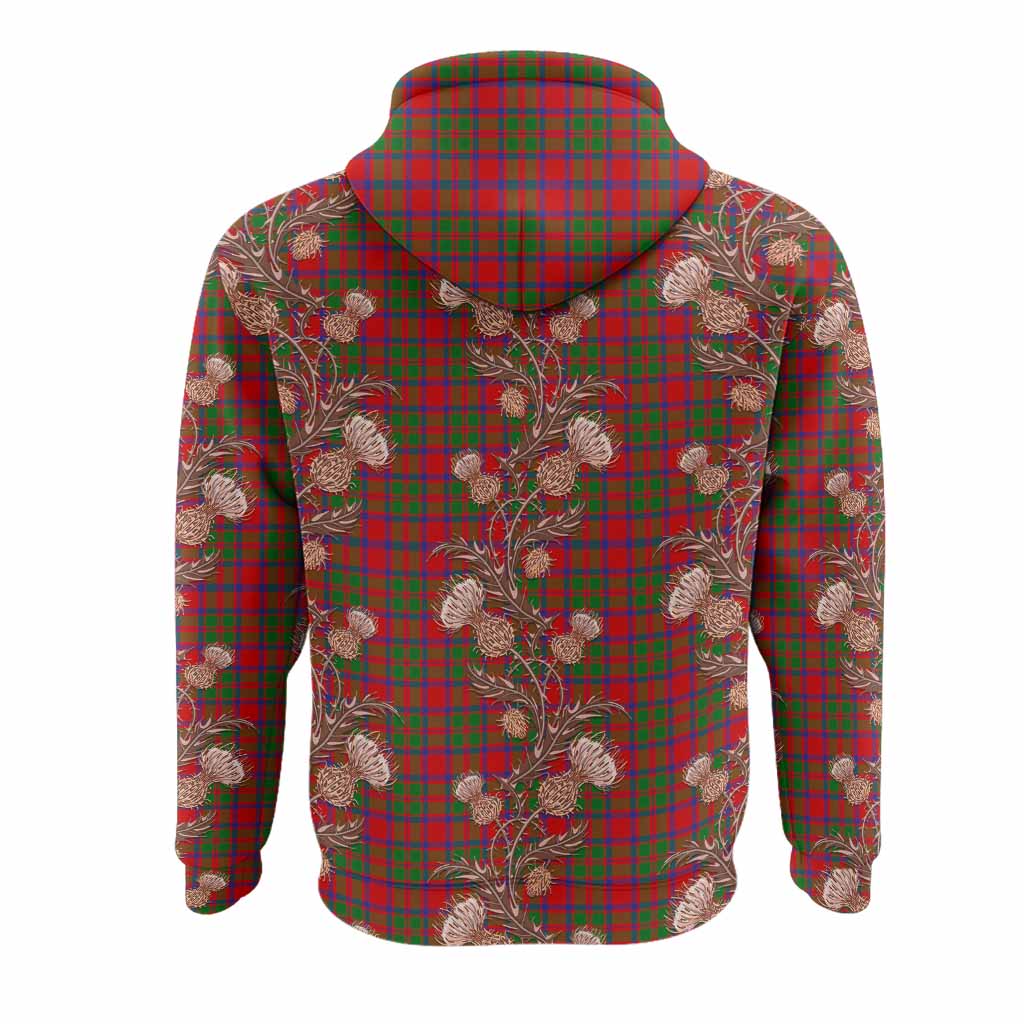 MacIntosh (McIntosh) Tartan Hoodie Seamless Scottish Thistle Flowers