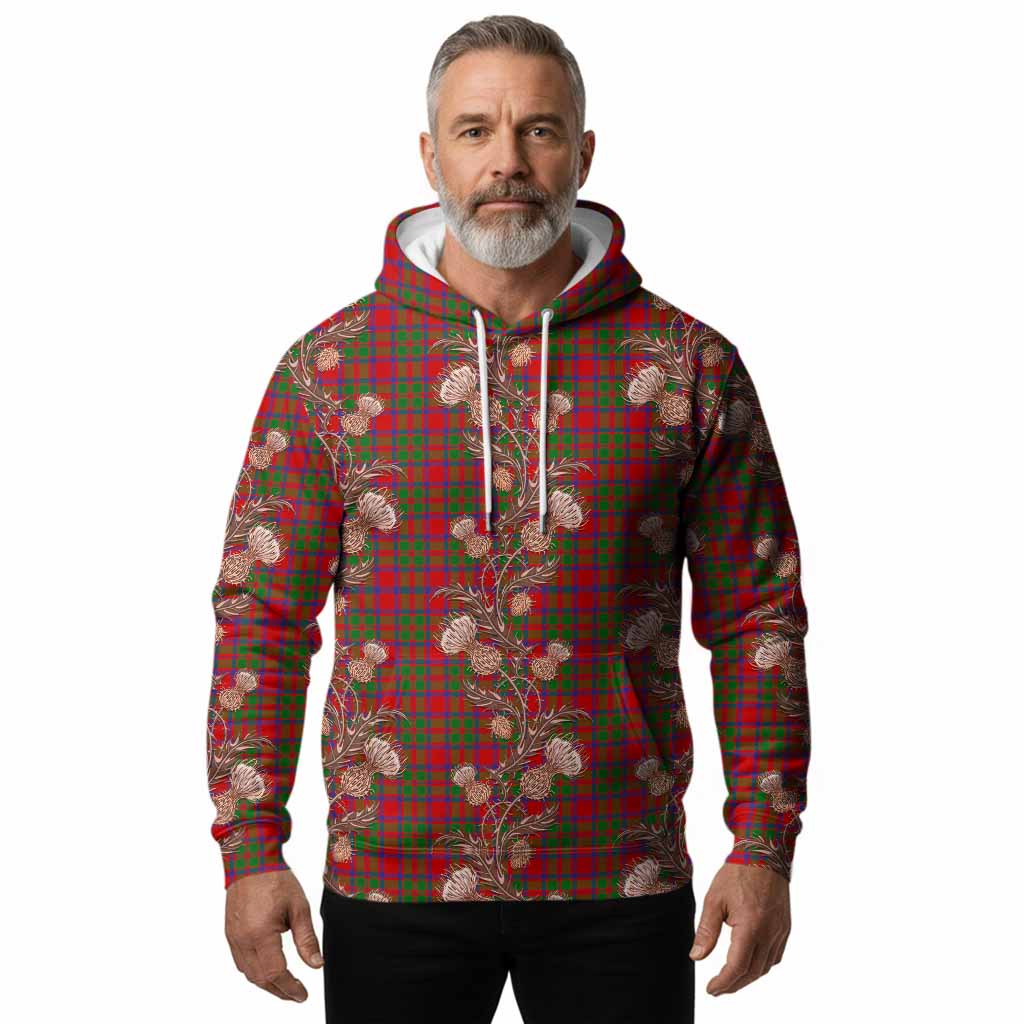 MacIntosh (McIntosh) Tartan Hoodie Seamless Scottish Thistle Flowers