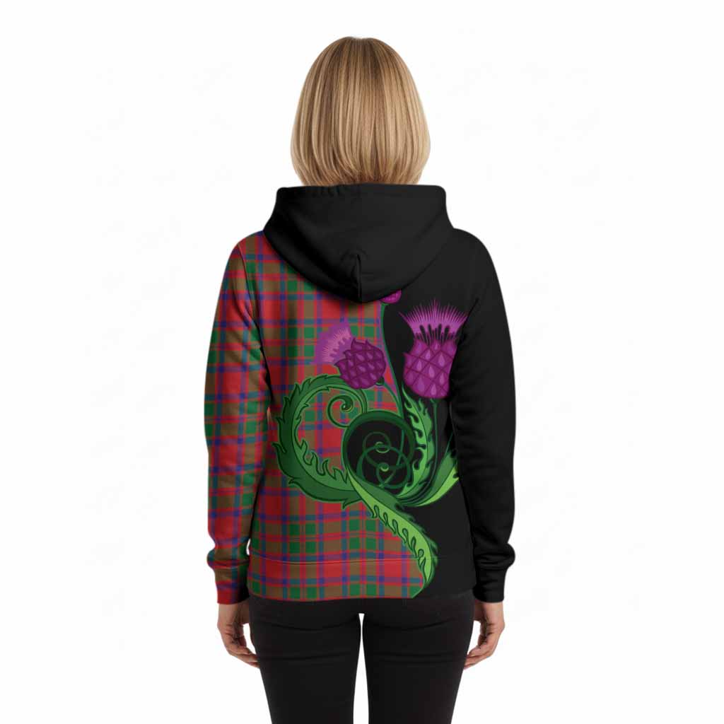 MacIntosh (McIntosh) Tartan Hoodie Traditional Scottish Thistle