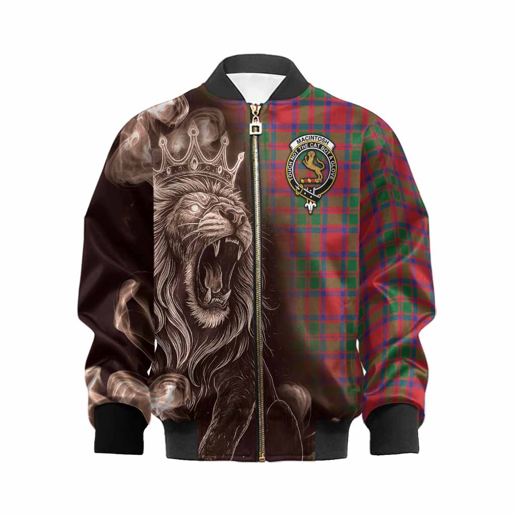 MacIntosh (McIntosh) Tartan Kid Bomber Jacket Roaring Lion Heritage
