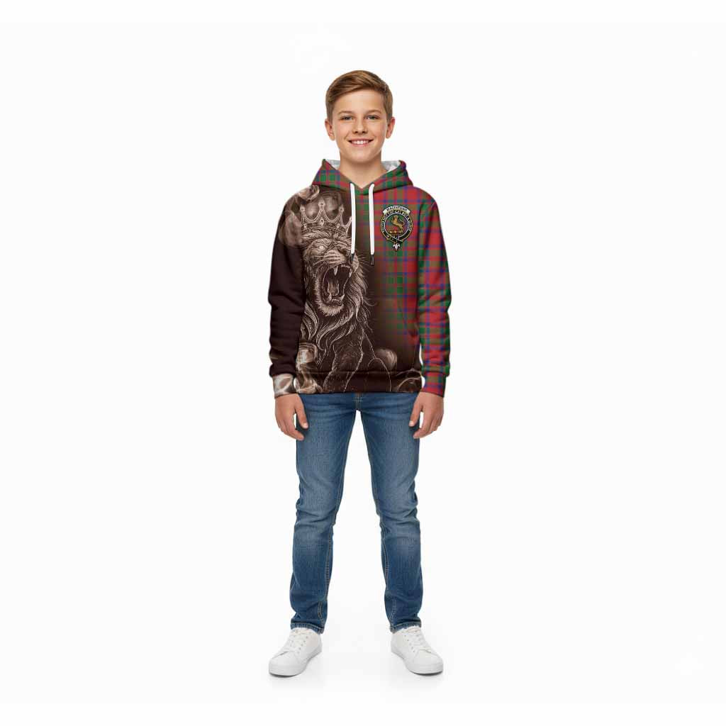MacIntosh (McIntosh) Tartan Kid Hoodie Roaring Lion Heritage