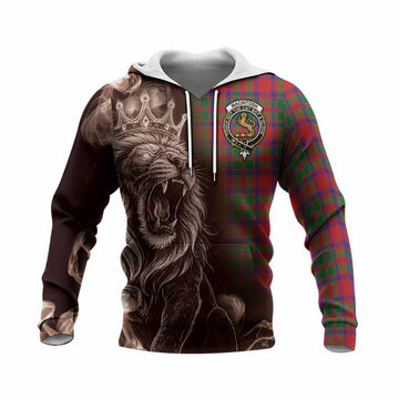 MacIntosh (McIntosh) Tartan Knitted Hoodie Roaring Lion Heritage