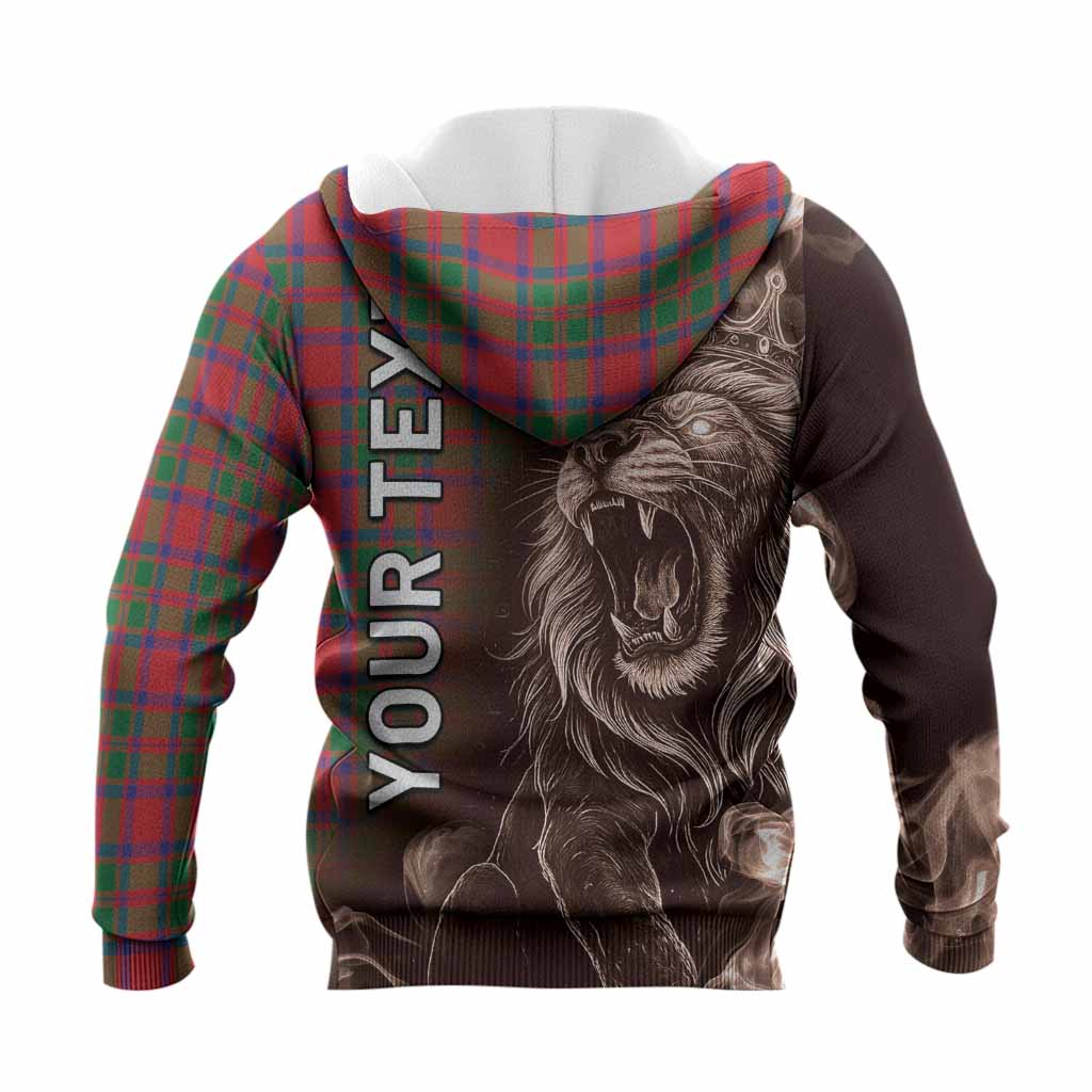 MacIntosh (McIntosh) Tartan Knitted Hoodie Roaring Lion Heritage