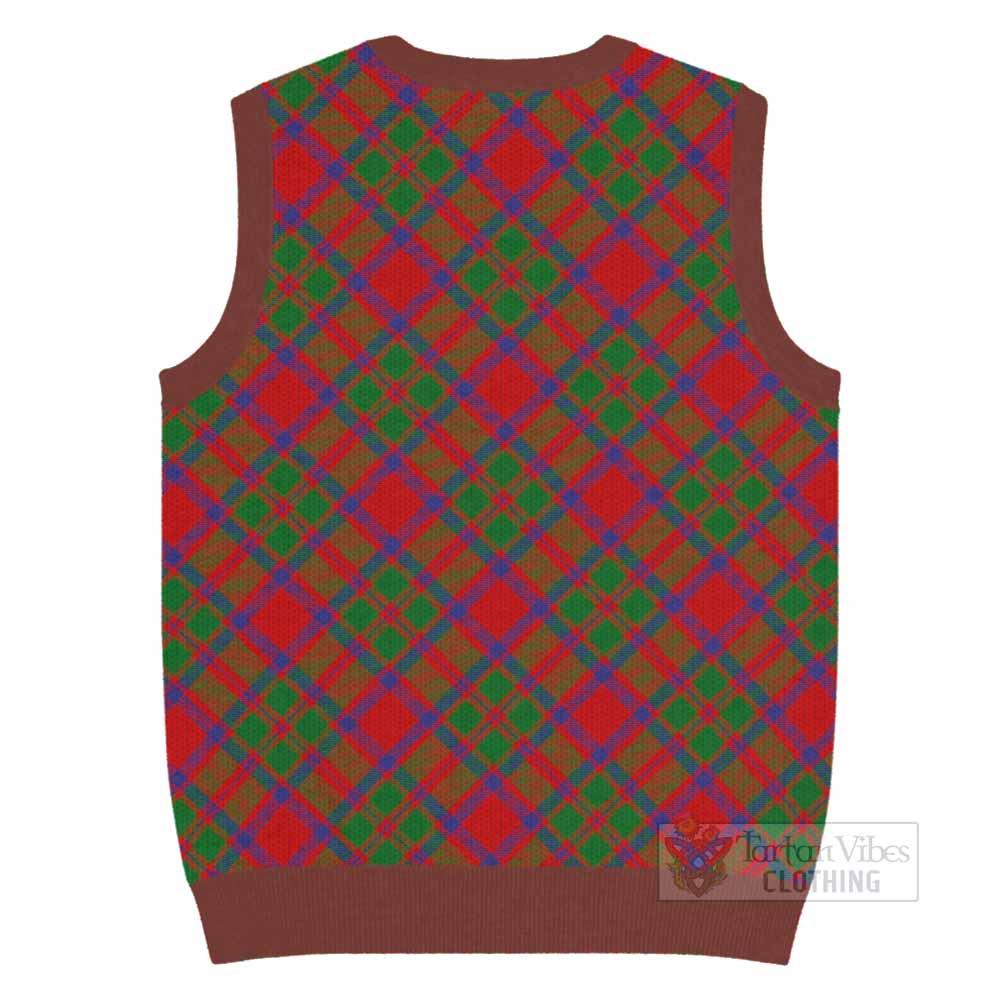 MacIntosh (McIntosh) Tartan  Knitted V-Neck Vest Cross Style