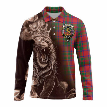 MacIntosh (McIntosh) Tartan Long Sleeve Polo Shirt Roaring Lion Heritage