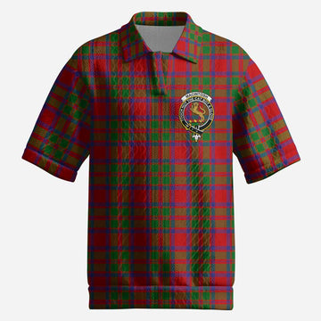MacIntosh (McIntosh) Tartan Men’s Polo Sweater Top with Family Crest