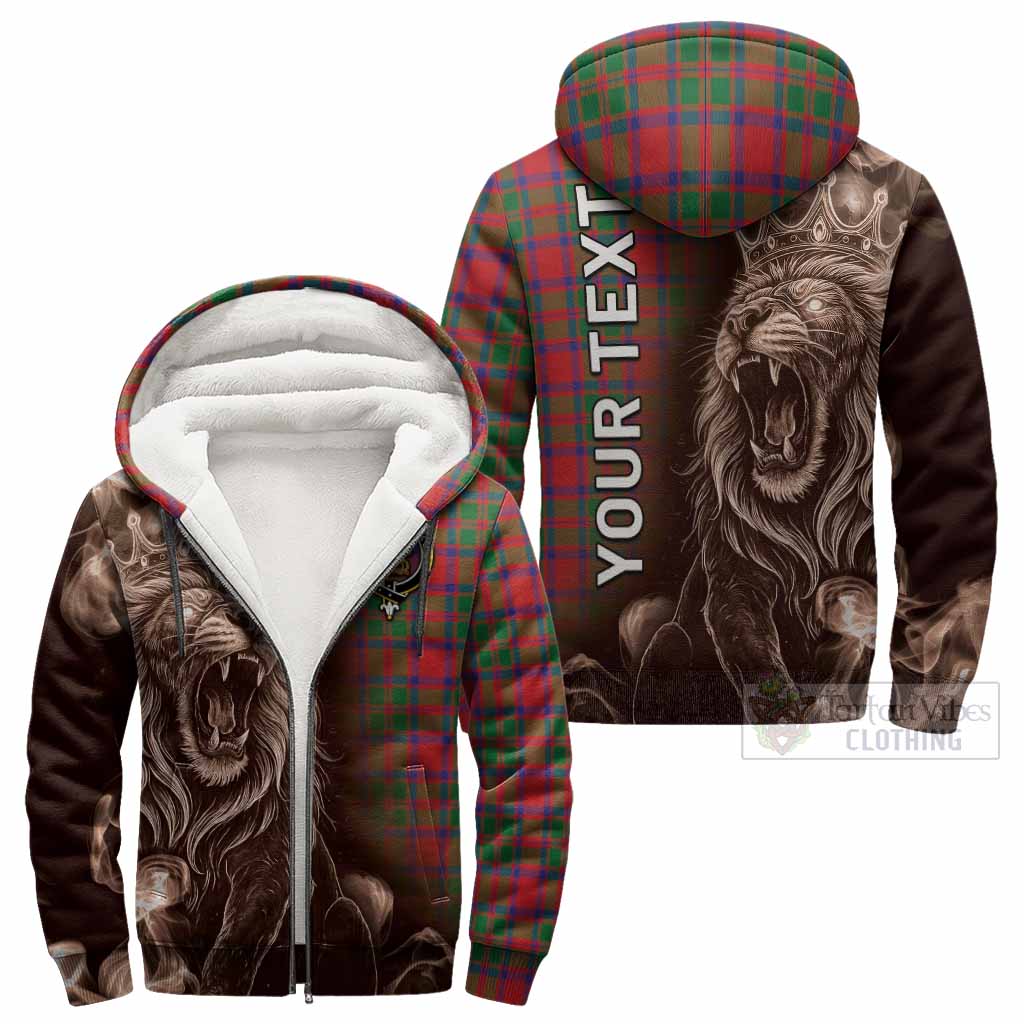 MacIntosh (McIntosh) Tartan Sherpa Hoodie Roaring Lion Heritage