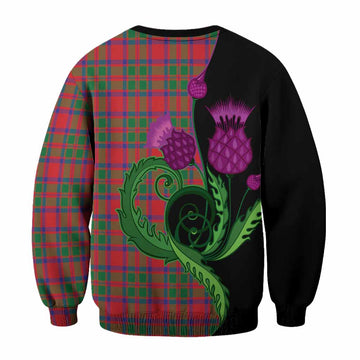 MacIntosh (McIntosh) Tartan Sweatshirt Traditional Scottish Thistle