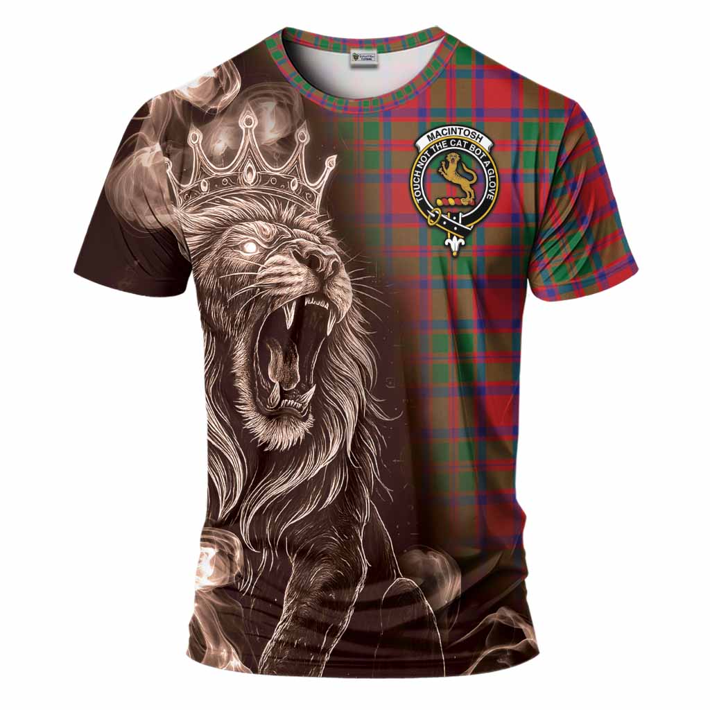 MacIntosh (McIntosh) Tartan T-Shirt Roaring Lion Heritage