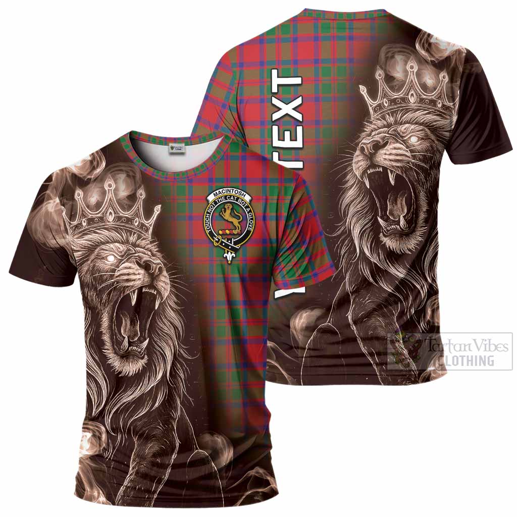 MacIntosh (McIntosh) Tartan T-Shirt Roaring Lion Heritage