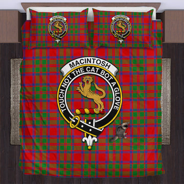 MacIntosh Modern Tartan Bedding Set with Family Crest