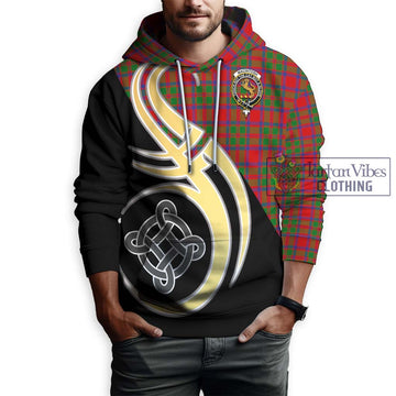 MacIntosh (McIntosh) Tartan Hoodie with Family Crest and Celtic Symbol Style Zip Hoodie - Tartan Vibes Clothing