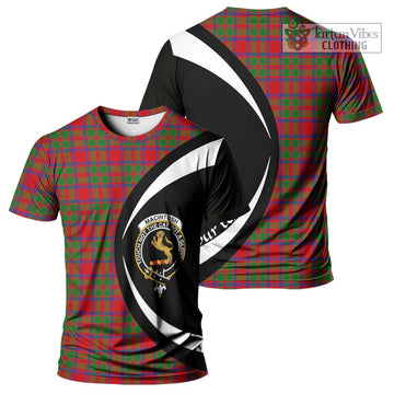 MacIntosh (McIntosh) Tartan T-Shirt with Family Crest Circle Style Kid's Shirt - Tartan Vibes Clothing