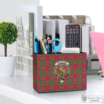 MacIntosh (McIntosh) Tartan Pen Holder with Family Crest One Size 5.9"(L)*2.7"(W)*4.3"(H) - Tartan Vibes Clothing