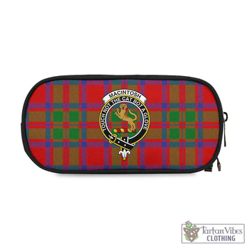 MacIntosh (McIntosh) Tartan Pen and Pencil Case with Family Crest One Size 4.13*8.74 inch - Tartan Vibes Clothing